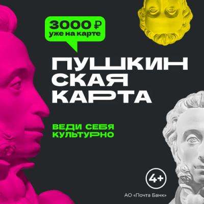 Запущена программа соцподдержки «Пушкинская карта»