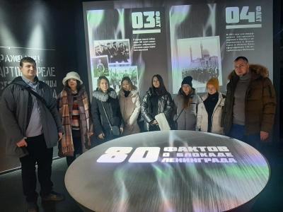 Посещение выставочного проекта «80 фактов о блокаде Ленинграда»