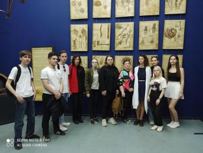 Посещение выставки изобретений Леонардо да Винчи в музее им. Радищева