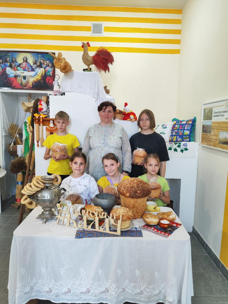 Дети сотрудников и ППС в музее Саратовский калач Фото 6
