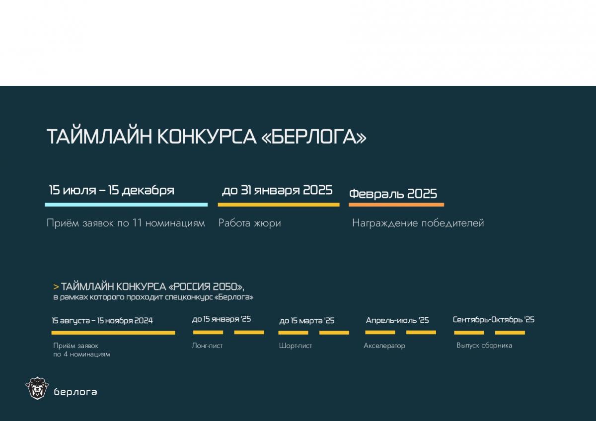 Студенты приглашаются на всероссийский конкурс «Берлога» Фото 6