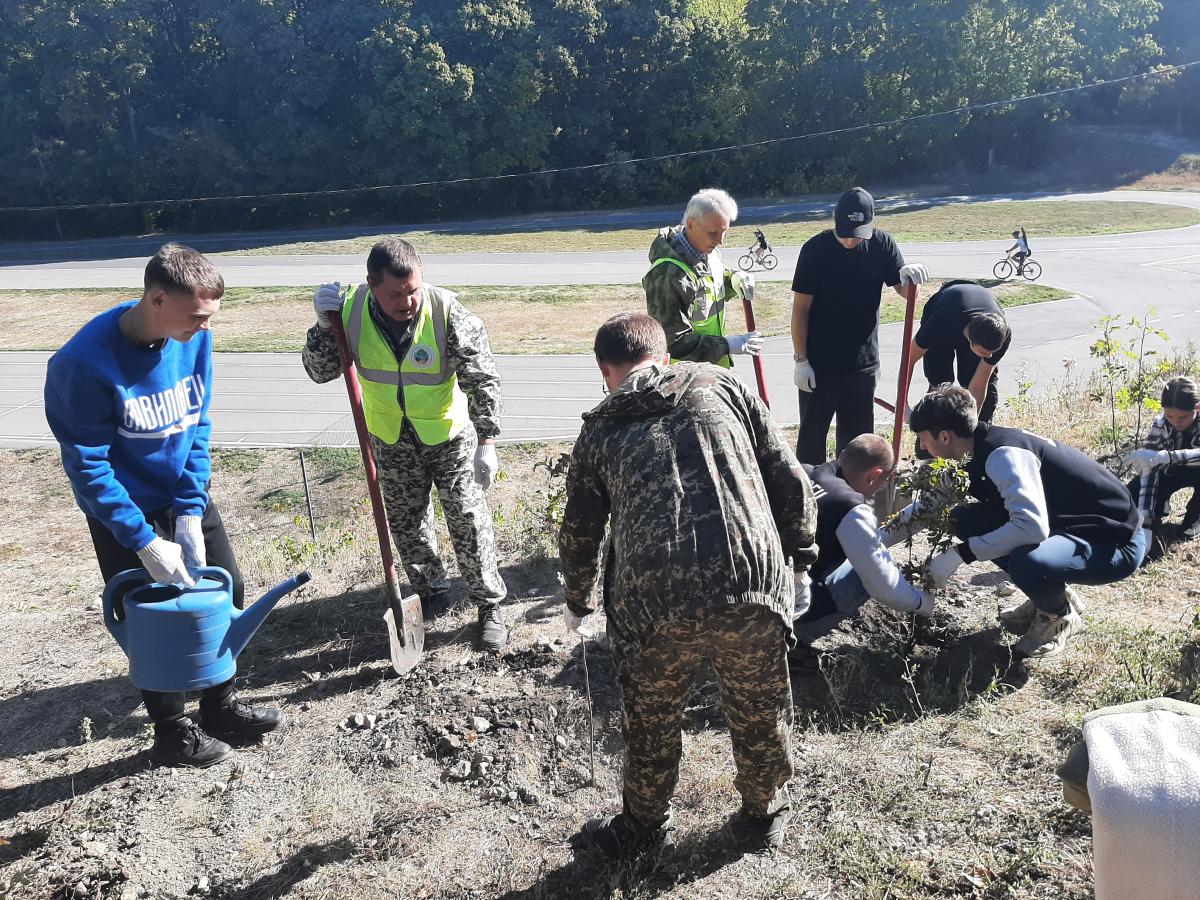 Студенты Вавиловского университета приняли участие в экологическом субботнике Фото 2