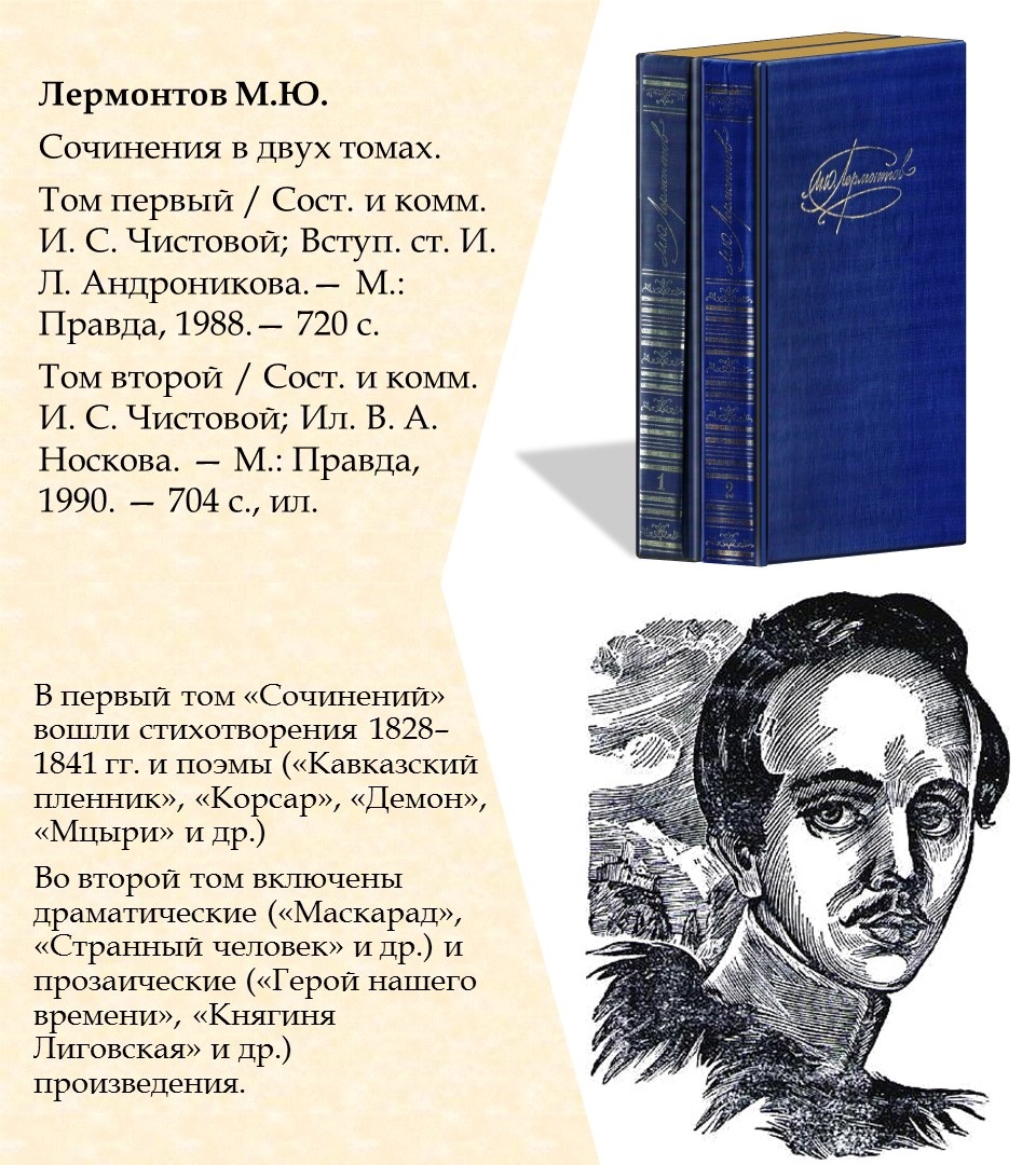 Поэзии мятежный гений: 210 лет со дня рождения М.Ю. Лермонтова Фото 2