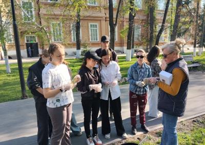 Участие обучающихся колледжа в субботнике