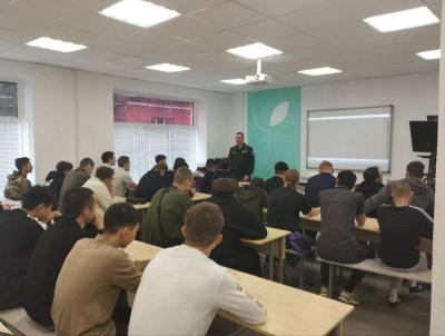 Встреча с подполковником Вольского военного института