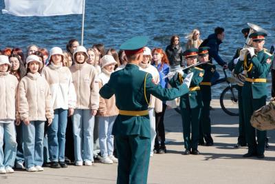 Студенты Вавиловского университета - участники патриотического флешмоба