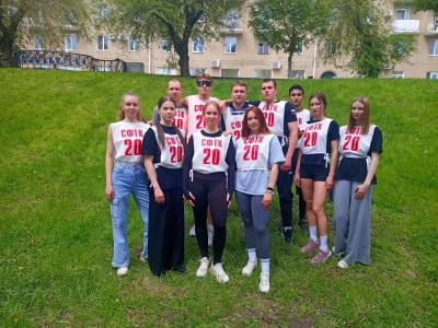 Участие в легкоатлетической эстафете 
