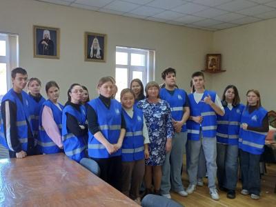 Участие студентов колледжа в волонтёрском движении