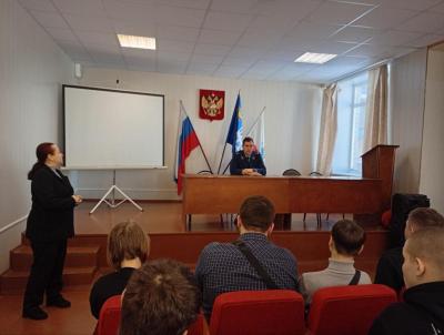 В Марксовском сельскохозяйственном техникуме прошёл Единый день профилактики правонарушений