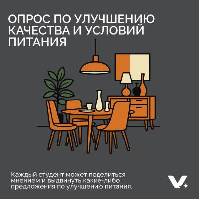 Опрос по улучшению качества питания и условий в столовых вуза