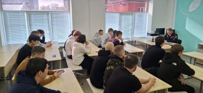 Встреча обучающихся с представителем правоохранительных органов