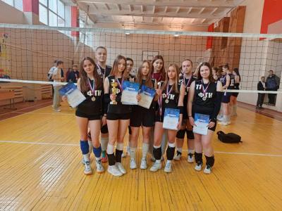 Завершился волейбольный турнир среди девушек в рамках Спартакиады СПО