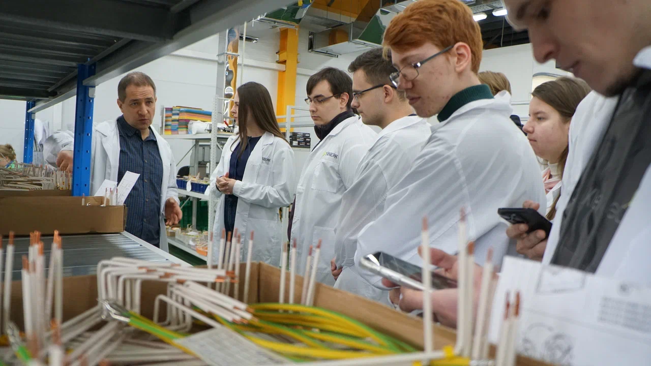 Студенты посетили производственную площадку завода ГК «Рубеж»